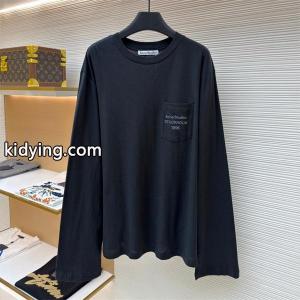 長袖Tシャツ ブラック ポケット付き ベーシック 入手困難 ACNE STUDIO アクネ ストゥディオズ コピーkidying26TnKz0v