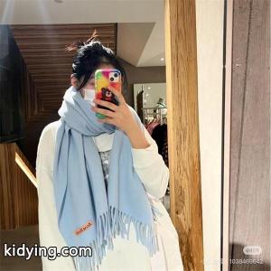 秋冬 話題沸騰 ブルー ロゴ マフラー 洗練 ACNE STUDIOS アクネ ストゥディオズ コピーkidying2619TPHb