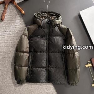 LOUIS vuitton コピー ルイヴィトン コピー コピー ダウンジャケット カーキ フード付き 注目の新作 上質kidying26rmqaqy