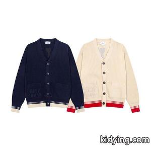 秋冬 知的ムード クラシック 人気 Vネック AMI PARIS アミ パリス コピー ニットkidying26e4L1jq