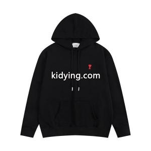 AMI PARIS アミ パリス コピー 厚手生地 モード ブラック ストリート 快適 パーカーkidying2605THfe