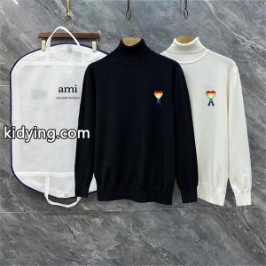 秋冬 ポイント モダン 快適着心地 タートル AMI PARIS アミ パリス コピー ニットkidying26OzqC0v