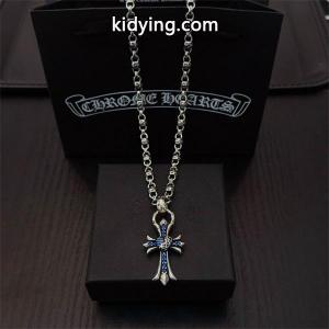 2026新登場 ブルーストーンクロス CHROME hearts スーパーコピー クロムハーツ スーパーコピー コピー ネックレス 上質kidying26qa05zi