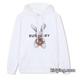 人気急上昇 秋冬ふんわり ホワイト burberry コピー バーバリー コピー コピー パーカー キャラモチーフkidying26faGbqq