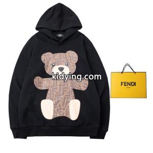 注目モデル プリント fendi コピー フェンディ コピー コピー パーカー ブラック アイコニックkidying26T9zyaq