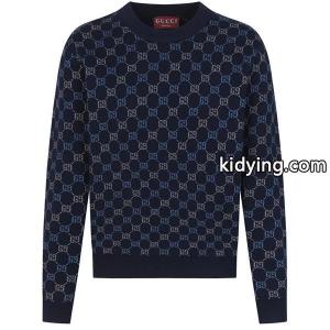gucci コピーブランド GGモノグラム ニット ネイビー 高級 クラシック グッチ コピーブランド コピーkidying26fmiyqC