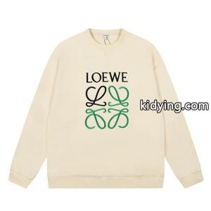 秋冬必須 クリーム スウェット 新作ロゴ 高級感溢れる 注目 loewe コピー ロエベ コピー 偽物kidying26biCuum