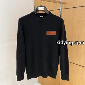 秋冬定番 ブラック ニット ロゴプレート 上質感 お洒落 loewe スーパーコピー ロエベ スーパーコピー スーパーコピーkidying26mumGLv