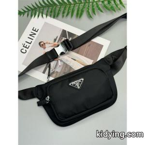 2026新作 人気爆発 上品な prada スーパーコピー プラダ スーパーコピー コピー ウエストバッグ ブラック 新登場kidying2691vGzm