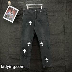 プレミアム品質 上質デニム 2026新作コーデ クロムハーツ コピー Chrome hearts コピー コピー デニムパンツkidying269Day0b