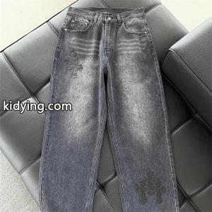 クロムハーツ スーパーコピー Chrome hearts スーパーコピー コピー 重厚 無彩トーン 落ち着き印象 デニムパンツkidying26iiieey