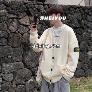 着回し自在 ミニマル STONE ISLAND ストーンアイランド コピー ニットカーディガン 柔らか質感kidying26S1DuOr