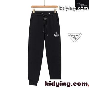 伸縮起毛素材 prada コピー プラダ コピー コピー ジョガーパンツ ミニプレート 2026新作kidying26mOjmyC