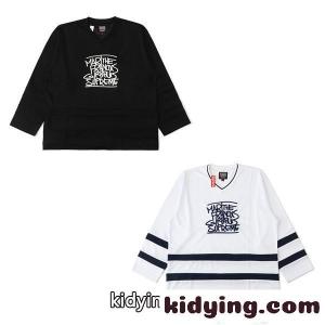 長袖Tシャツ 秋 春 ストリート ゆったり ロゴ風 カジュアル 人気 supreme コピーブランド シュプリーム コピーブランド コピーkidying2641fK1j