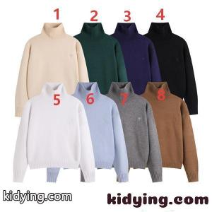 メンズ ニット セーター 無地 上品　秋冬新作 暖か快適 AMI PARIS アミ パリス スーパーコピーkidying26uauW5f