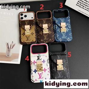 IPHONE17 ケース LOUIS vuitton コピー ルイヴィトン コピー 偽物 ベルトモチーフ カード収納付  上品モデルkidying26SX1bqu