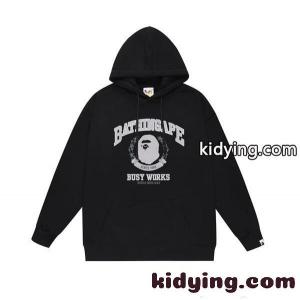 BAPE ア・ベイシング・エイプ コピー プルオーバーパーカー プリント ゆったりシルエット 人気新作kidying26KnOfGn