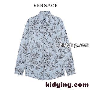 人気 メンズシャツ 長袖 プリント 上質素材 お洒落 versace コピー ヴェルサーチ コピー コピーkidying269b0zqC