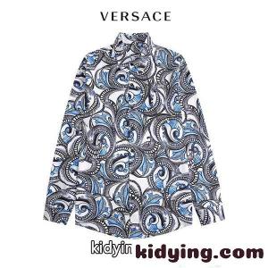 versace コピーブランド ヴェルサーチ コピーブランド コピー 話題 シャツ メンズ 長袖 お洒落デザイン カジュアル モード系kidying26DyyKHf