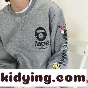 大人気のストリートブランド トレーナー Bape Sweatshirt アベイシングエイプ通販 トレーナー コピーkid26S5vSzy
