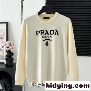 注目度MAX 高級質感 柔らか着心地 prada コピー プラダ コピー コピー ニットセーター メンズ 長袖kidying26HLvW5j