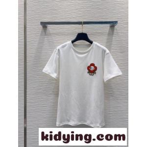 ヴィヴィエンヌパッチTシャツ ルイ・ヴィトン Tシャツ コピー コットン ホワイトkid261nCu8v