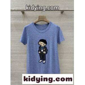 遊び心満載 ポロベア ウール 半袖ニット ラルフローレン ニット 偽物 ライトブルーkid268LHTjy