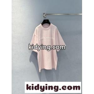 アレキサンダーワング Tシャツ 偽物 ユニセックス ロゴ 半袖Tシャツ ピンクkid264b01Hb