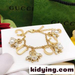 gucci ブランド コピー ビー チャーム グッチ ブランド コピー ブレスレット 偽物 合わせやすい アクセサリーkid26qO51bC