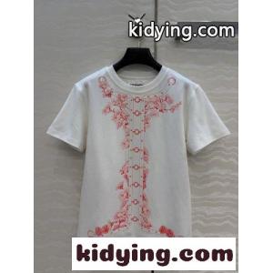 マキシプリント コットン 半袖Tシャツ エルメス コピーブランド Tシャツ スーパーコピー ホワイトkid264fm4Xv