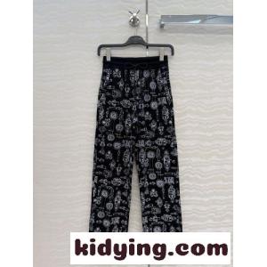 エルメス スーパーコピー パンツ コピー プリント コットン カジュアルパンツ ブラックkid26u8LfCu
