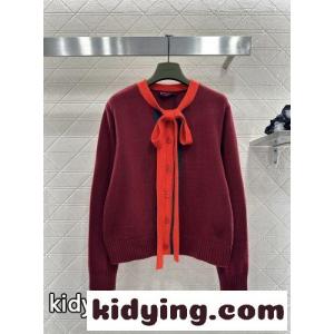 ウェブ ストライプ付き ウール カーディガン グッチ ブランド コピー ニット 偽物 レッドkid26LrGryq