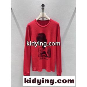 カジュアル プリント トップス クロムハーツ コピー Tシャツ 偽物 コットン レッドkid26v8zimy