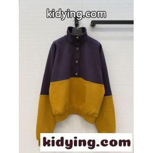 スタイリッシュ バイカラー プルオーバー イヴ・サンローラン コピー Tシャツ 偽物kid26Kj8zCa