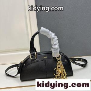人気 CHLOÉスモールボウリングバッグ クロエ バッグ スーパーコピー ブラックkid26aqa0zC