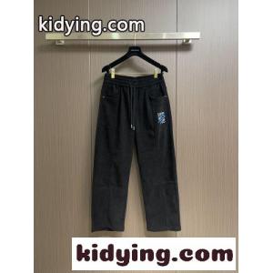 カジュアル スウェットパンツ ロエベ スーパーコピー パンツ 偽物 ロングパンツ ブラックkid26a0PnOj