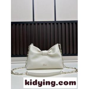 洗練された dior コピー Bow バッグ スモール クリスチャン・ディオール コピー スーパーコピー ホワイトkid26mCemSv