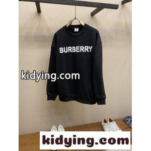 定番 ロゴ コットン スウェットシャツ バーバリー スーパーコピー Tシャツ 偽物 ブラックkid26Sjuiye