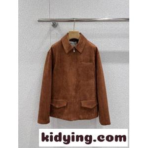 洗練された カジュアル ブルゾン ミュウミュウ コピー ジャケット コピー ブラウンkid26jS9r0n