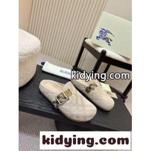 チェック スエード アーチンクロッグ バーバリー スーパーコピー サンダル 偽物 グレーkid26qima4r