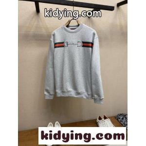プリント付き コットン スウェットシャツ グッチ コピー Tシャツ コピー グレーkid26HfemGv