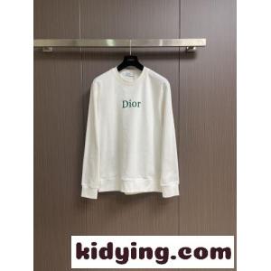 シンプル 洗練された ロゴ コットン スウェットシャツ クリスチャン・ディオール コピー Tシャツ コピー ホワイトkid26viee4D