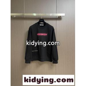 ロゴ入り クルーネック スウェットシャツ ジバンシィ コピー Tシャツ 偽物 ブラックkid26K5Tbum