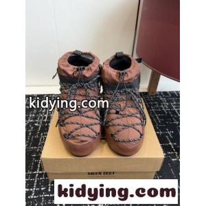 moncler コピー × MOON BOOT スノーブーツ モンクレール コピー ブーツ スーパーコピー ブラウンkid26PHnK1n