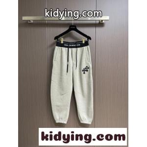 ロゴウエストバンド クロスパッチ スウェットパンツ クロムハーツ コピー パンツ 偽物 ライトグレーkid26CSb0na