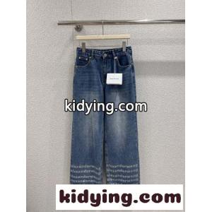スタイリッシュ ラインストーンロゴ デニムパンツ アレキサンダーワング ジーンズ コピーkid26rOPfuu