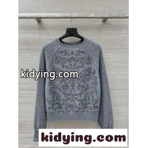 dior ブランド コピーesque Butterfly カシミヤ＆ウール ニット クリスチャン・ディオール ブランド コピー セーター コピー グレーkid26qWXrOr