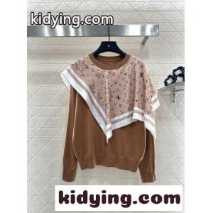 シルクインサート プルオーバー ルイ・ヴィトン セーター コピー キャメルkid26fWPfqq