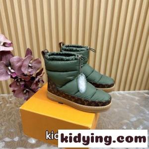 LV クラウド アンクルブーツスニーカー ルイ・ヴィトン ブーツ スーパーコピー グリーンkid26Duqaea