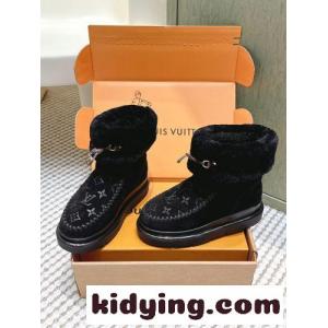 LV SKI コルティナ アンクルブーツ ルイ・ヴィトン ブーツ スーパーコピー ブラックkid26XLbaau